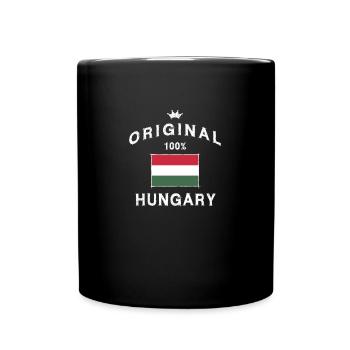 Hungary Hungarian flag flag - Full Colour Mug - black - Front