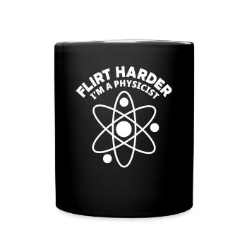 I am a physicist physics - Full Colour Mug - black - Front