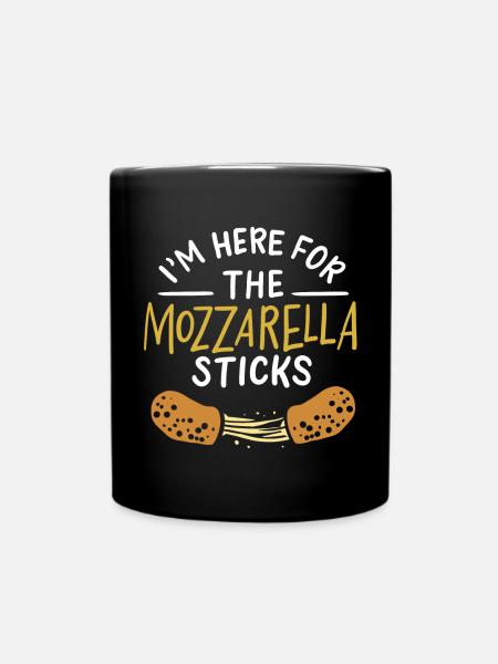 Mozzarella Sticks Cheese Sticks - Full Colour Mug - black