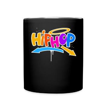 Hip Hop - Tasse einfarbig - Schwarz - Vorne