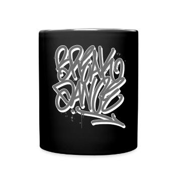 Breakdance Graffiti - Mug uni - noir - Devant