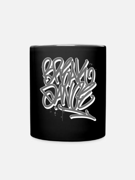Breakdance Graffiti - Mug uni - noir