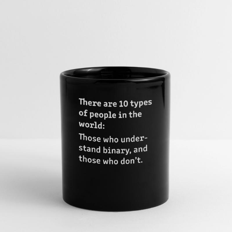 Understand Binary Web Developer Coder Tasse einfarbig