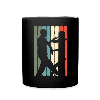 Wing Chun Kung Fu Arts Martiaux Rétro - Mug uni - noir - Devant