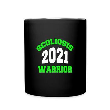 Scoliosis Fighter 2021 - Full Colour Mug - black - Front