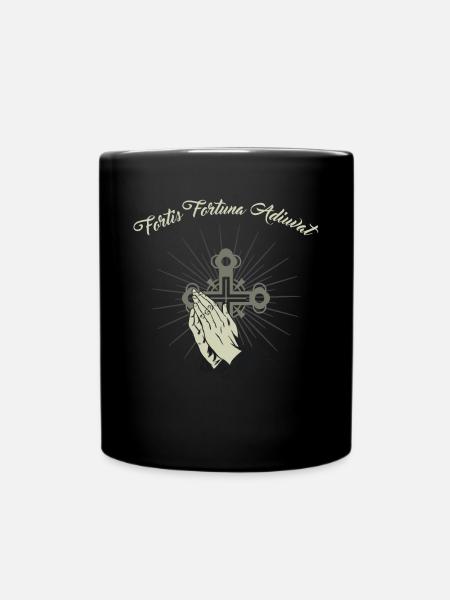 Fortis Fortuna Adiuvat Fortes Fortuna Adiuvat - Mug uni - noir
