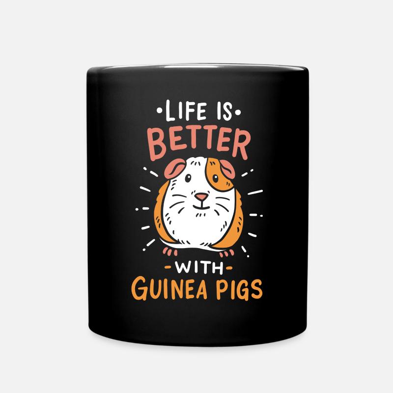 Guinea pig - Full Colour Mug - black