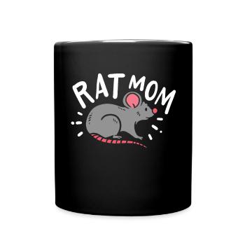 Rat - Full Colour Mug - black - Front