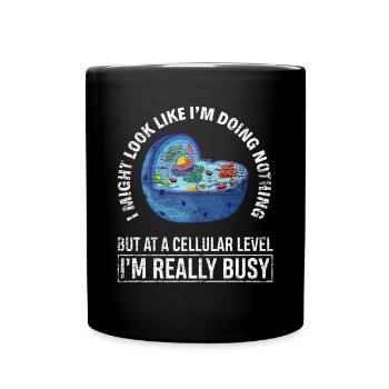 Biology Funny Sayings - Full Colour Mug - black - Front