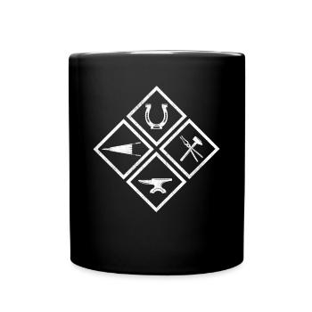 Blacksmith Farrier Gift - Full Colour Mug - black - Front