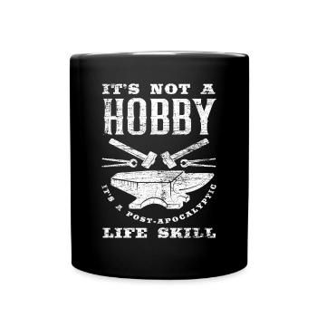 Forgeron hobby énonciation drôle - Mug uni - noir - Devant