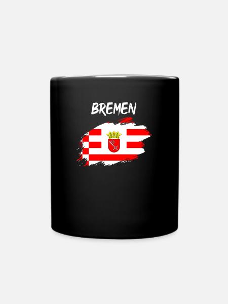 Bremen - Tasse einfarbig - Schwarz
