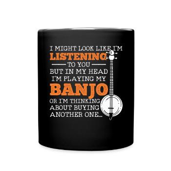 Banjo - Mug uni - noir - Devant