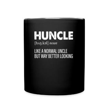 Définition drôle de huncle, cadeau d'oncle - Mug uni - noir - Devant
