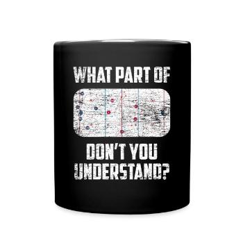 Entraîneur de hockey sur glace cadeau - Mug uni - noir - Devant