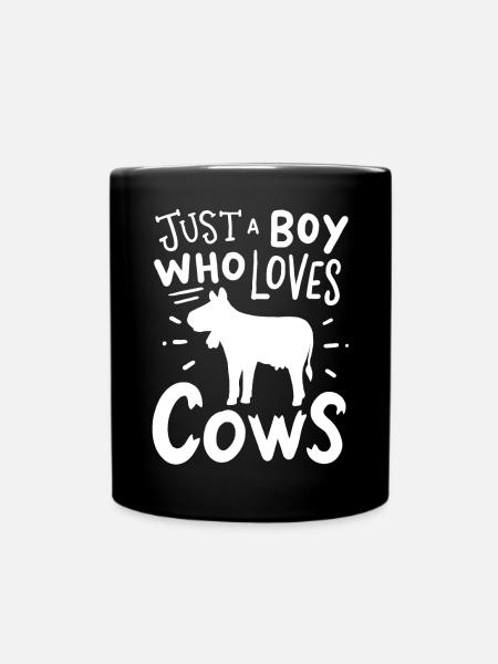 Cow Cow Lovers - Full Colour Mug - black