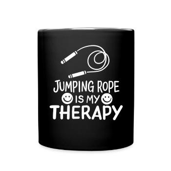 Jump rope Jump rope - Full Colour Mug - black - Front