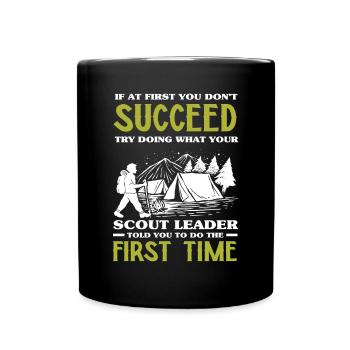 Scouts De Motivation Aventure - Mug uni - noir - Devant