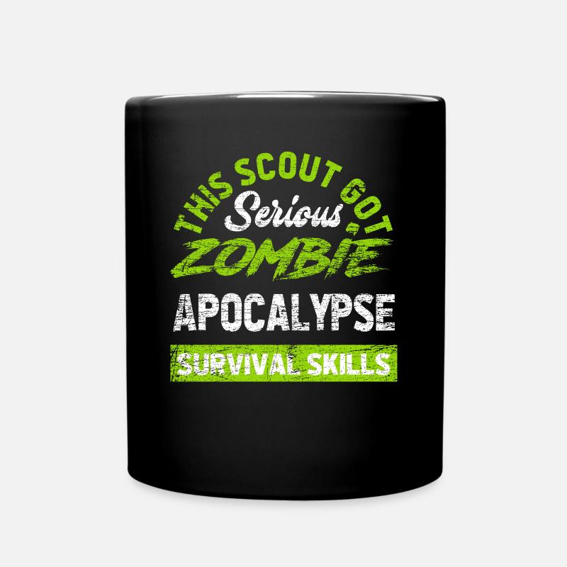 Pfadfinder Zombies - Tasse einfarbig - Schwarz