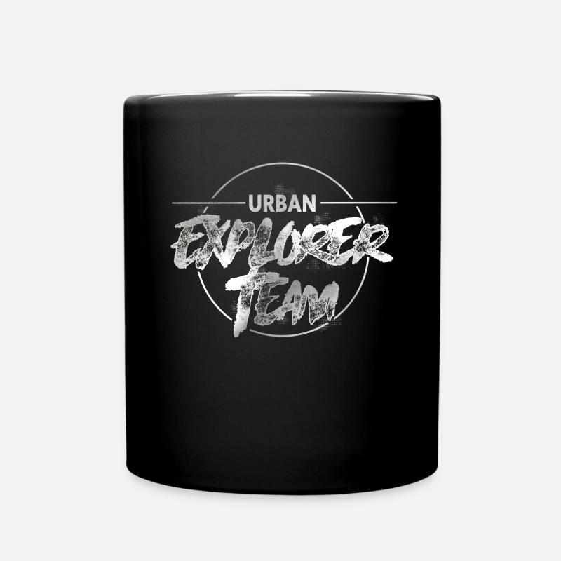 Urban Explorer Team - Tasse einfarbig - Schwarz