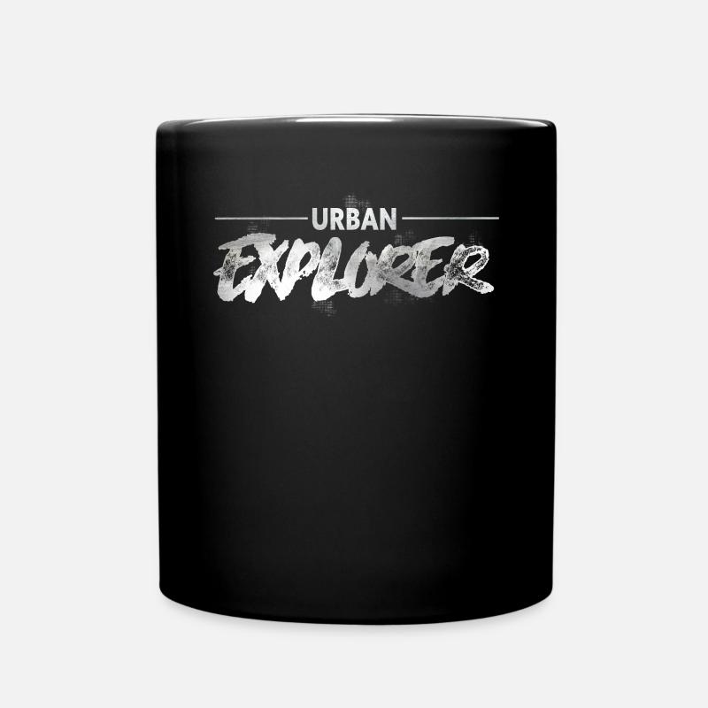 Urban Explorer - Tasse einfarbig - Schwarz