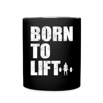 Deadlift disant cadeau de musculation - Mug uni - noir - Devant