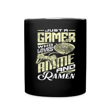 Jeux de joueurs animés - Mug uni - noir - Devant