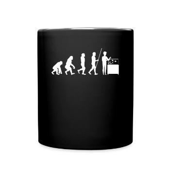Cadeau d'aquarium d'évolution - Mug uni - noir - Devant