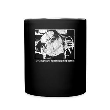 J'adore l'odeur du béton mouillé le matin - Mug uni - noir - Devant