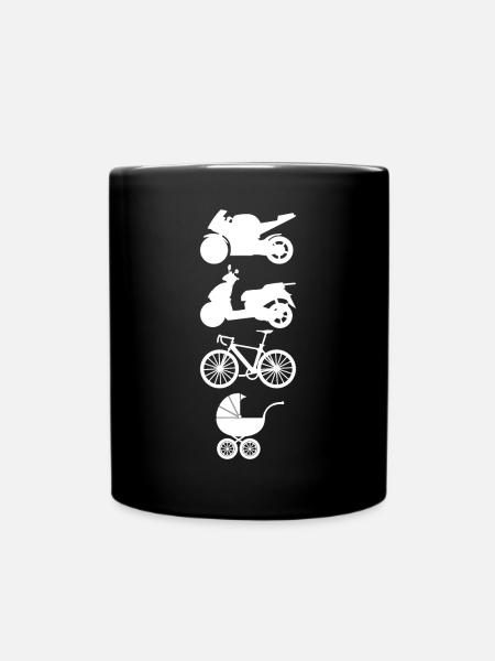 L’évolution de l’homme - De l’homme au père - Mug uni - noir