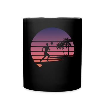Beach Soccer Beach Soccer Sport Gift - Full Colour Mug - black - Front