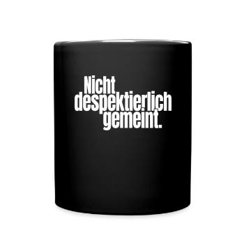Non méprisable Par - Mug uni - noir - Devant