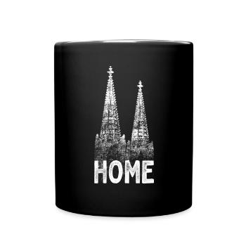 Cologne Heimat Home Carnival Love Cologne Cathédrale de Cologne - Mug uni - noir - Devant