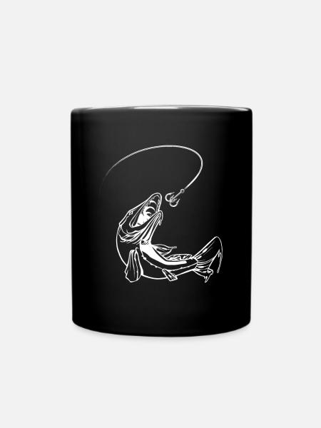 conception de tatouage de poisson-grenouille - Mug uni - noir