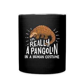 Pangolin - Mug uni - noir - Devant