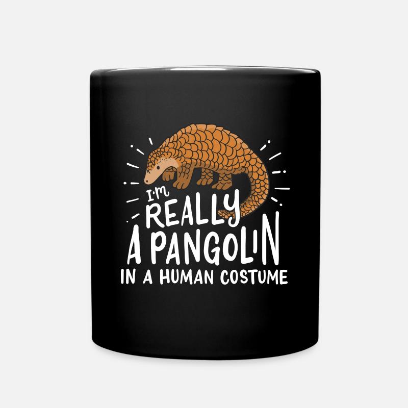 Pangolin - Full Colour Mug - black