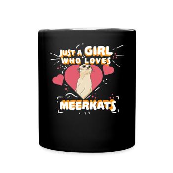 Meerkat - Full Colour Mug - black - Front