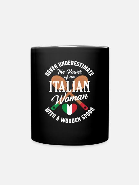 Italie femmes italiennes cadeau - Mug uni - noir