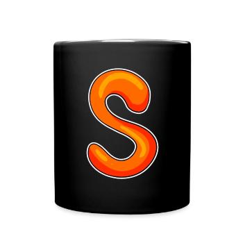 Letter S. - Full Colour Mug - black - Front