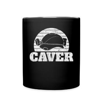 Speleologist Caving - Full Colour Mug - black - Front