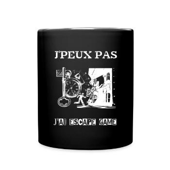 J'peux pas j'ai escape game - Mug uni - noir - Devant
