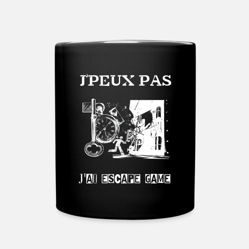 J'peux pas j'ai escape game - Mug uni - noir