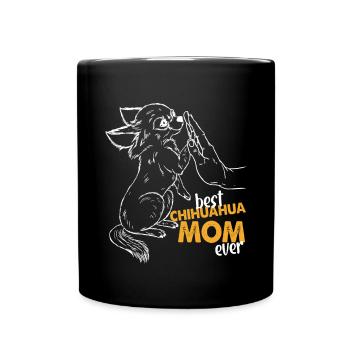 Meilleure maman chihuahua jamais maman chihuahua - Mug uni - noir - Devant
