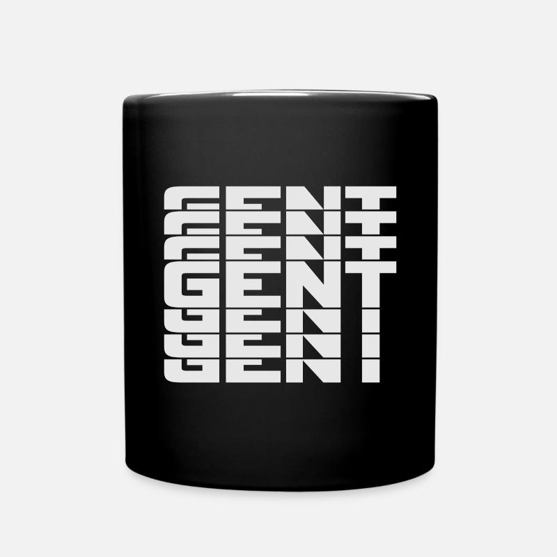 Gent (Belgium) - Tasse einfarbig - Schwarz