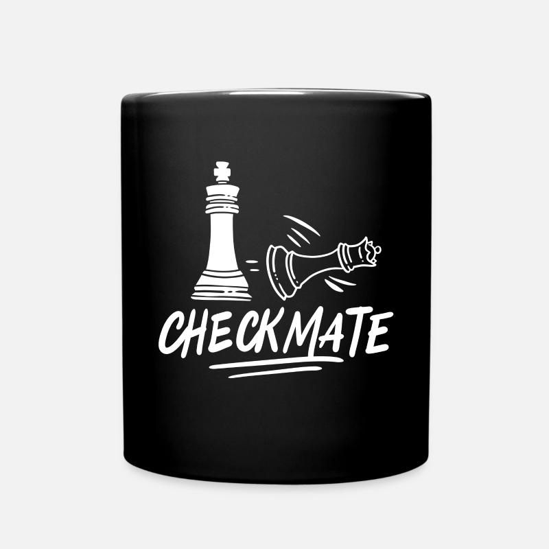 Joueur d'échecs échec et mat - Mug uni - noir