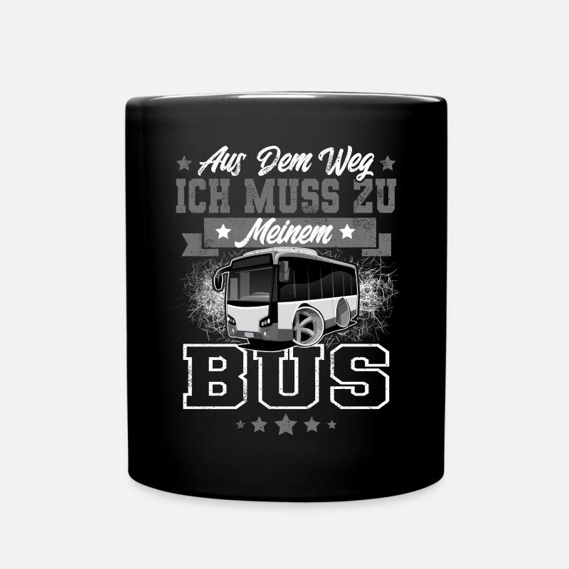 Busfahrer - Tasse einfarbig - Schwarz