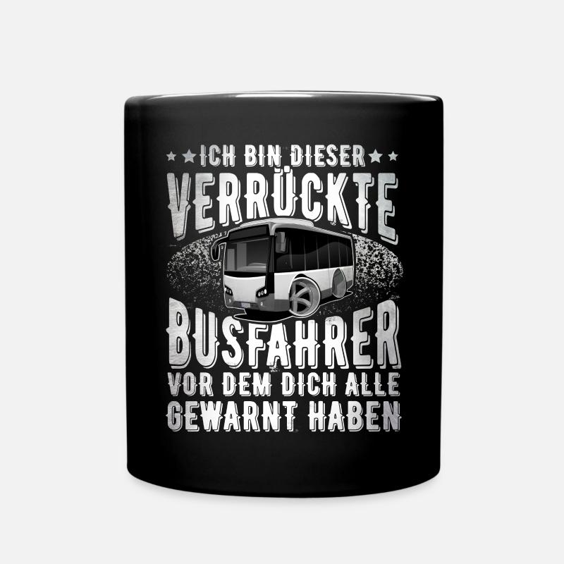 Busfahrer - Tasse einfarbig - Schwarz