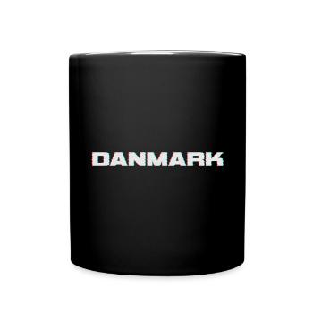 Denmark Dänemark - Tasse einfarbig - Schwarz - Vorne