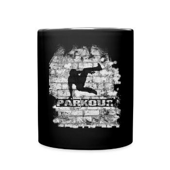 Parkour - Mug uni - noir - Devant
