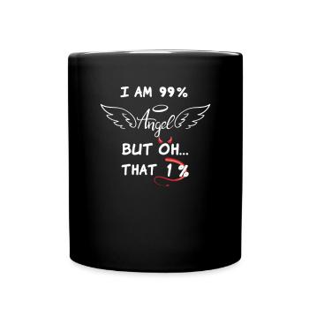 Bondage BDSM funny shirt - Full Colour Mug - black - Front